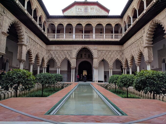 Real Alcazar in Seville Spain is a quick day trip from Faro in the Algarve Region, South of Portugal!