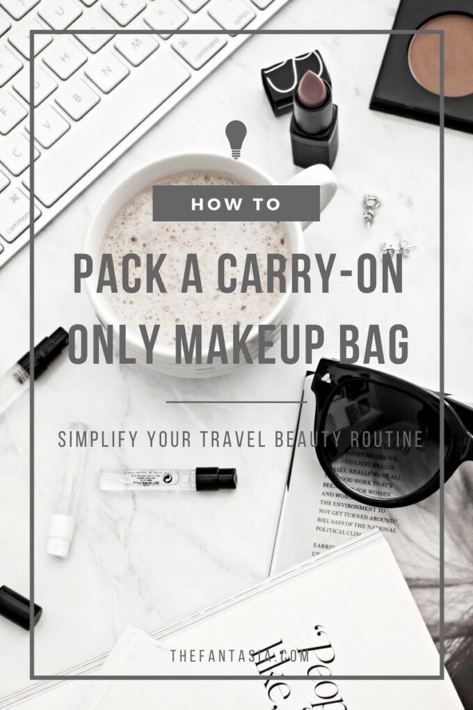 How do you simplify your travel routine to become a better traveller? Travelling 6-7 times year internationally has taught me a thing to optimize my carry on makeup bag and do it efficiently! Since every pound counts, here are a few tips and suggestions to simplify your makeup routine so you can skip the baggage claim!