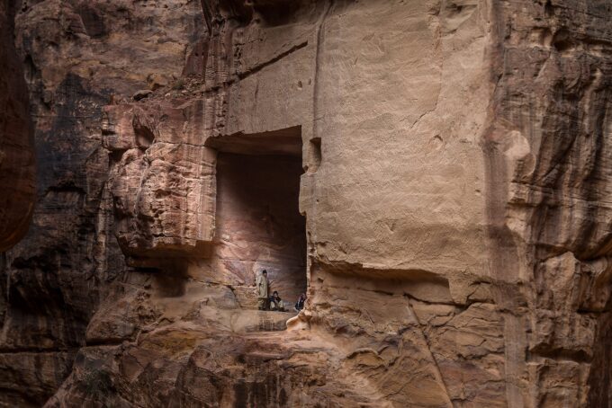 Many local Bedouin tribes still live in the caves within Petra!