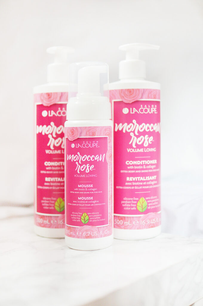 LaCoupe Moroccan Rose Volume Loving Haircare.