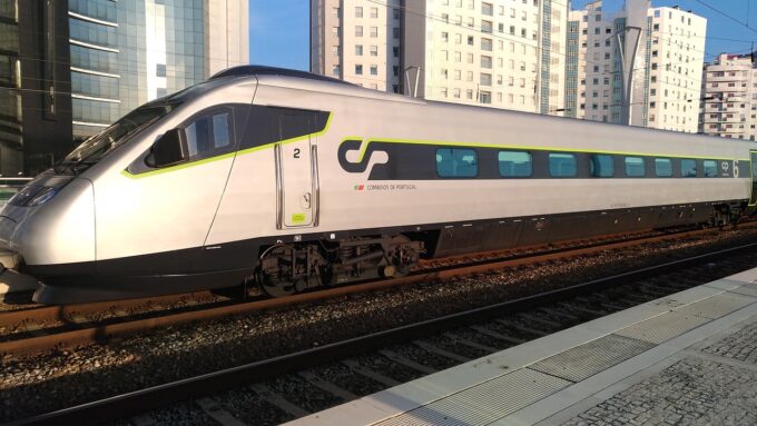 The Intercity Train in Lisbon! Take one of these to go to the Algarve Region from Lisbon!