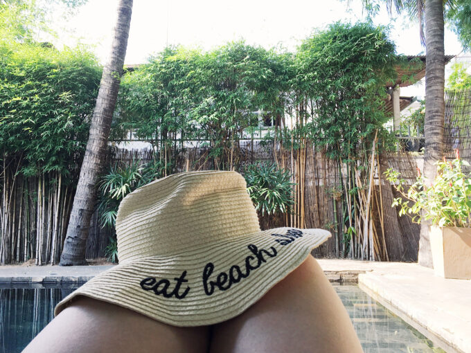 Relaxing by the pool at my Villa Suite at Maison557 | After spending 4 days there, I could see myself spending longer and I figure I would round up a few things you can look forward to doing when visiting Siem Reap. So here is my full 4 day itinerary for Siem Reap to inspire you for your upcoming Southeast Asia jaunt!