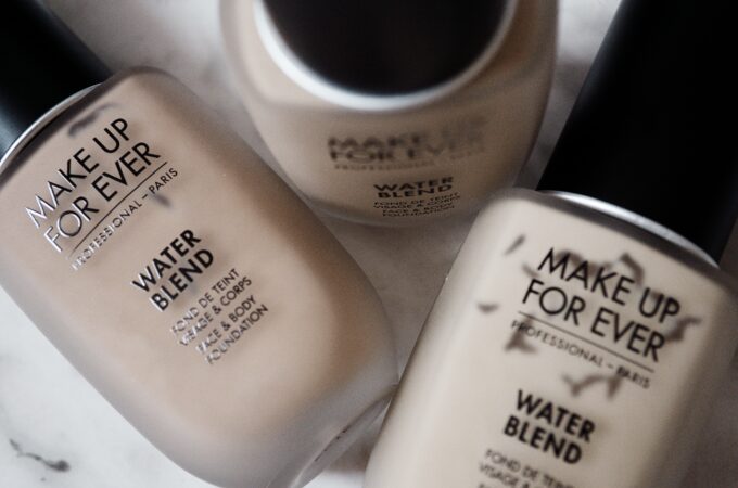 Make Up For Ever Water Blend Face & Body Foundation.