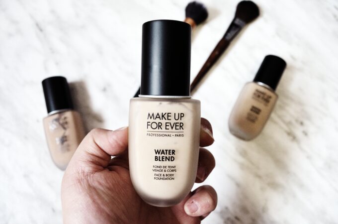 Make Up For Ever Water Blend Face & Body Foundation.