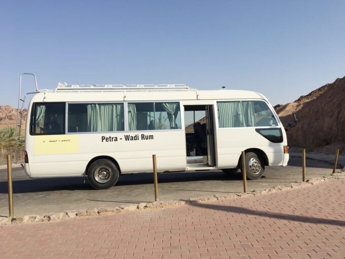 Overnight in Wadi Rum | Sleeping in the Desert | The Tourist Bus from Petra to Wadi Rum