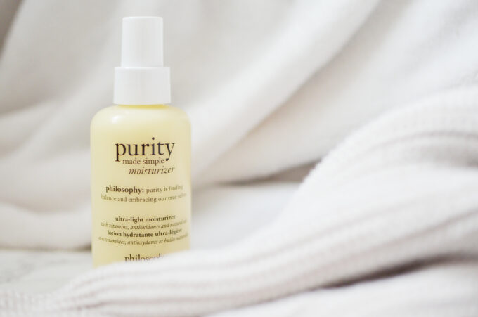 Joining the cleanser is the recently released Philosophy Pure Made Simple Moisturizer. This lightweight moisturizer is perfect for all skin types.
