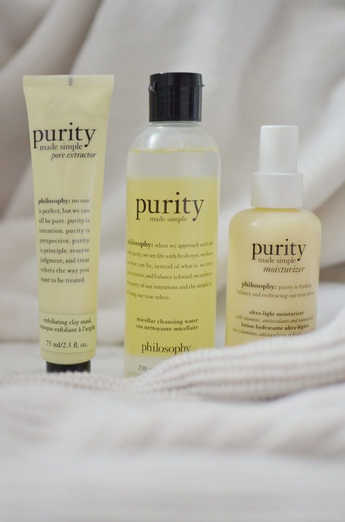 Philosophy Purity Made Simple Spring 2018 Launches including the new Philosophy Purity Made Simple Moisturizer // Pore Extractor and Micellar Water