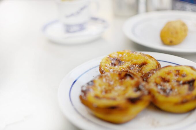 Pasteis de Nata (Portuguese Tarts) from Pasteis de Belem are must-haves when in Lisbon!