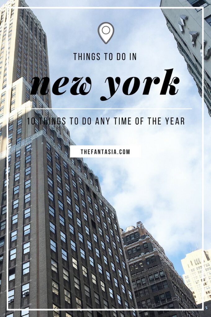 New York has always topped everyone's list of places to go/visit! Like most, the thought of visiting New York sets my heart racing, but it can also be a daunting task to narrow down the best bits to visit during your stay so here are my suggestion of things to do in New York, anytime of the year!