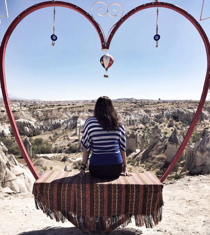 Hanging out at the Love Valley in Cappadocia, Turkey!