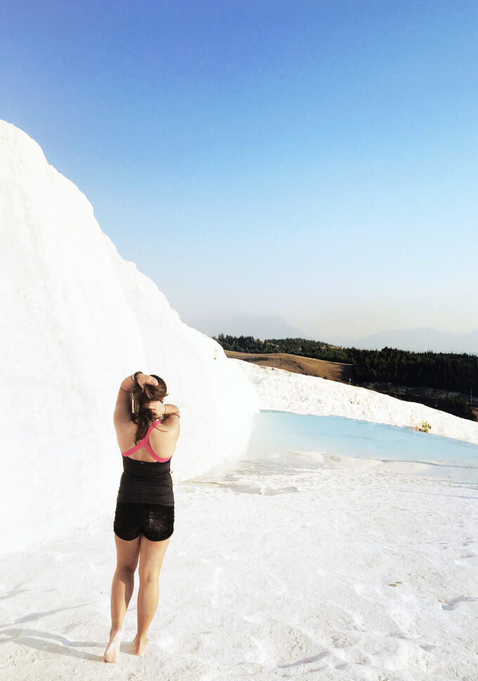 Walking through the travertines in Pamukkale then visiting the ruins of Hierapolis was the perfect way to round up my trip in Turkey!