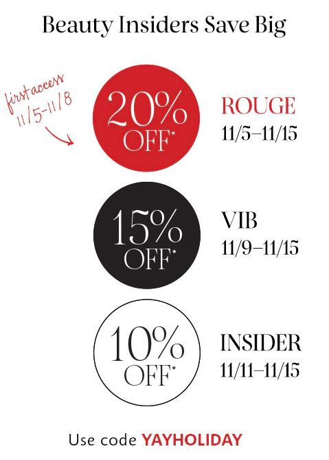 Sephora VIB sale