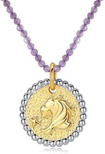 Astrology Coin Pendant Necklace