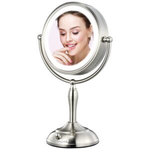 MIRRORMORE 1X/10X Magnifying Makeup Mirror