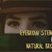 Eyebrow Stencils for Natural Brows