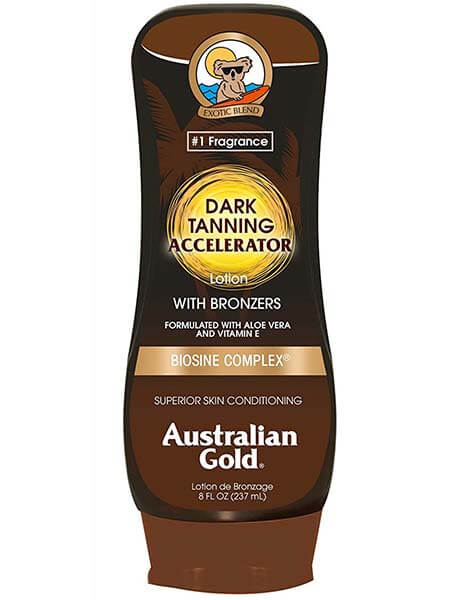Australian Gold Dark Tanning Accelerator Lotion With Bronzer