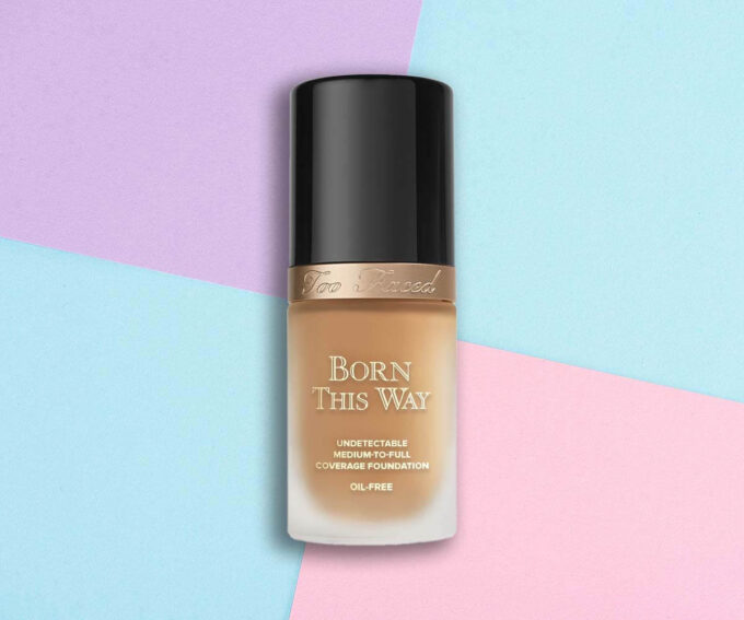 Best Non-comedogenic Foundation: “Born This Way Undetectable Medium-to-Full Coverage Foundation” from Too Faced