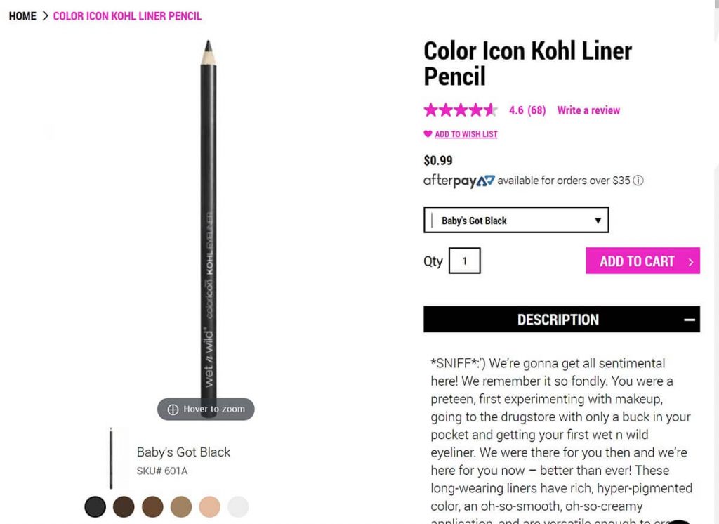 Color Icon Kohl Liner Pencil